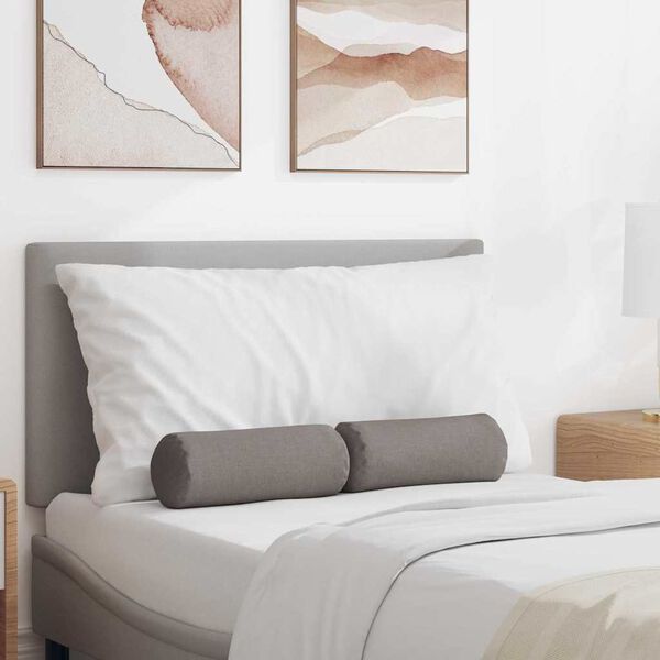 vidaXL Cuscini a rullo 2 pcs Talpa Ø 15 x 40 cm Tessuto