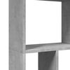 vidaXL Libreria Grigio Cemento 60x20x120,5 cm in Truciolato
