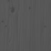 vidaXL Giroletto con Testiera Grigio King Size in Legno Massello