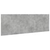 vidaXL Testiera Letto con Comodini Grigio Cemento 240cm in Multistrato
