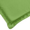 vidaXL Cuscini Sedia Schiena Bassa 6 pz Verde M&eacute;lange 100x50x4 Tessuto