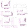 vidaXL Letto a Castello con Scivolo e Tende Rosa 80x200 cm