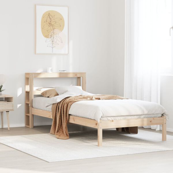 vidaXL Letto senza Materasso 90x190 cm in Legno Massello di Pino
