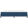 vidaXL Letto a molle con materasso Blu 200 x 200 cm Tessuto