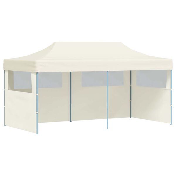 vidaXL Tenda Party Crema 291 x 580 x 315 cm Tessuto Oxford