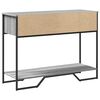 vidaXL Tavolo Consolle Grigio Sonoma 100x35x74,5 cm in Truciolato