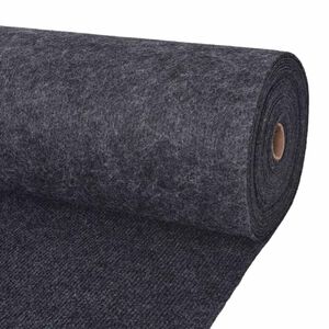 vidaXL Tappeto Antracite 1,2 x 10 m Poliestere