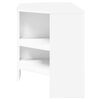 vidaXL MobileTVAngolare Bianco 102 x 40,5 x 45 cm Legno multistrato