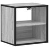 vidaXL Comodino a Muro Grigio Sonoma 40x31x39,5 cm