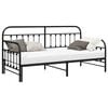 vidaXL Struttura per letto di giorno Nero 90 x 200 cm