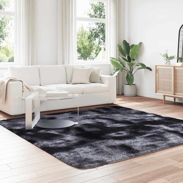 vidaXL Tappeto Shaggy a Pelo Lungo NAVARRA Grigio Scuro 240x240 cm