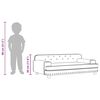 vidaXL Divano per Bambini Grigio Scuro 90x53x30 cm in Velluto