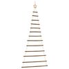 vidaXL Albero di Natale sospeso con stella superiore 86x180 cm Ramo naturale