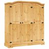 vidaXL vidaXL Armadio in Legno di Pino Messicano Corona Range 3 Ante