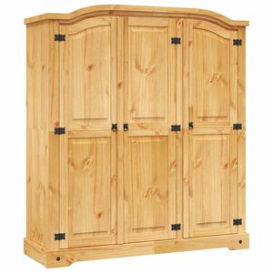 vidaXL vidaXL Armadio in Legno di Pino Messicano Corona Range 3 Ante