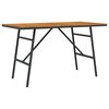 vidaXL Tavolo da pranzo Marrone 110 x 55 x 61,5 cm