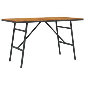 vidaXL Tavolo da pranzo Marrone 110 x 55 x 61,5 cm