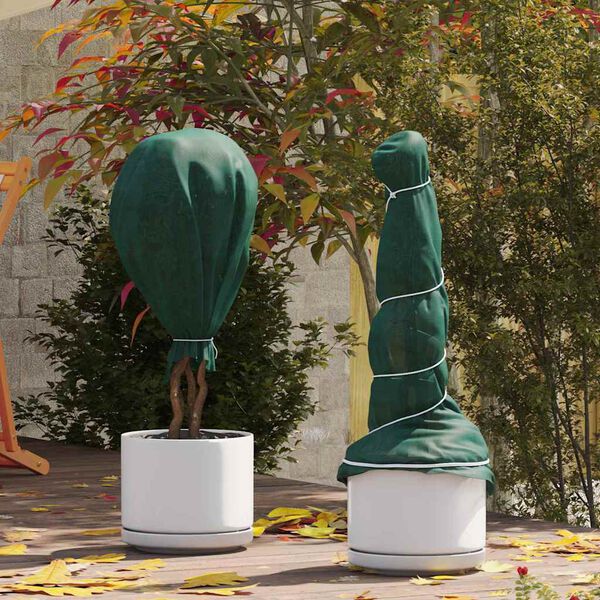 vidaXL Fleece per Piante di Protezione dal Gelo Verde 50 x 1,6 m