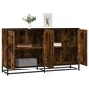 vidaXL Credenza Rovere Fumo 134x35x76 cm in Truciolato
