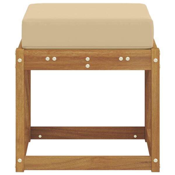 vidaXL Panca da esterno Legno di Acacia Massello Naturale