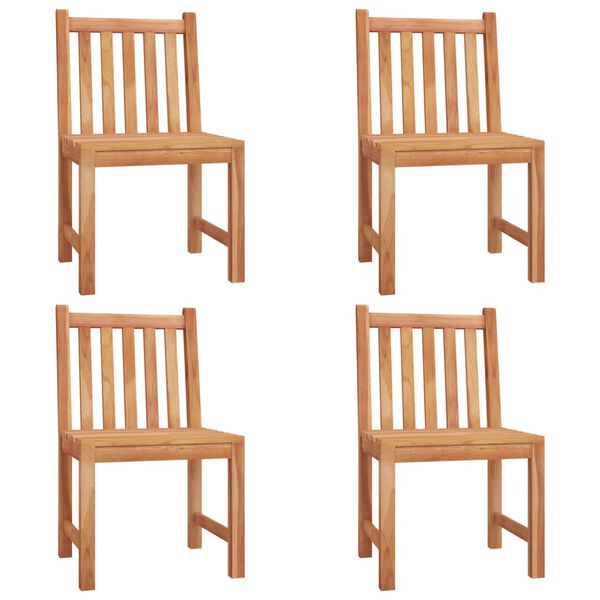 vidaXL Set da Pranzo per Giardino 5 pz in Legno Massello di Teak