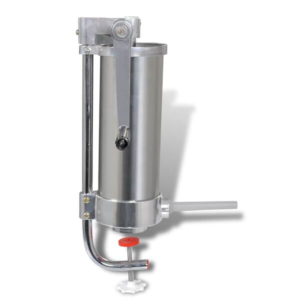 vidaXL Insaccatrice/Insaccatrice/Produttrice di salsicce verticale manuale in acciaio inox 3,5L