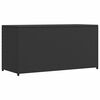vidaXL Baule da Giardino Nero 120x50x60 cm in Polyrattan