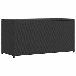 vidaXL Baule da Giardino Nero 120x50x60 cm in Polyrattan