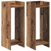 vidaXL Supporto per piante 2 pcs Legno vecchio 30 x 30 x 80 cm