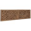vidaXL Testiera del letto Naturale Legno di teak solido