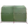 vidaXL Tenda con tetto Verde 268 x 240 x 191 cm Poliestere