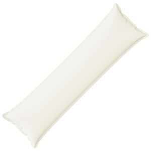 vidaXL Federa HOUTEN Bianco 40 x 145 cm Lino
