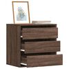 vidaXL Cassettiera Angolo Rovere Marrone 60x41x58cm Legno Multistrato