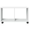 vidaXL Mobiletto con Ruote Bianco 72x33x42,5 cm in Truciolato