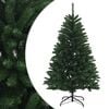 vidaXL Albero di Natale Artificiale con Rami Pieghevoli 120 cm PVC
