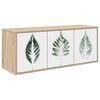 vidaXL Mobile TV da Parete HANAU 102 x 33 x 40 cm Rovere Sonoma