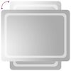 vidaXL Specchio da Bagno con Luci LED 60x80 cm