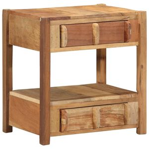 vidaXL Tavolino Marrone 43 x 32 x 46 cm Legno Recuperato Massello