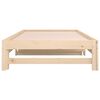 vidaXL Dormeuse Estraibile 2x(90x190) cm Legno Massello di Pino