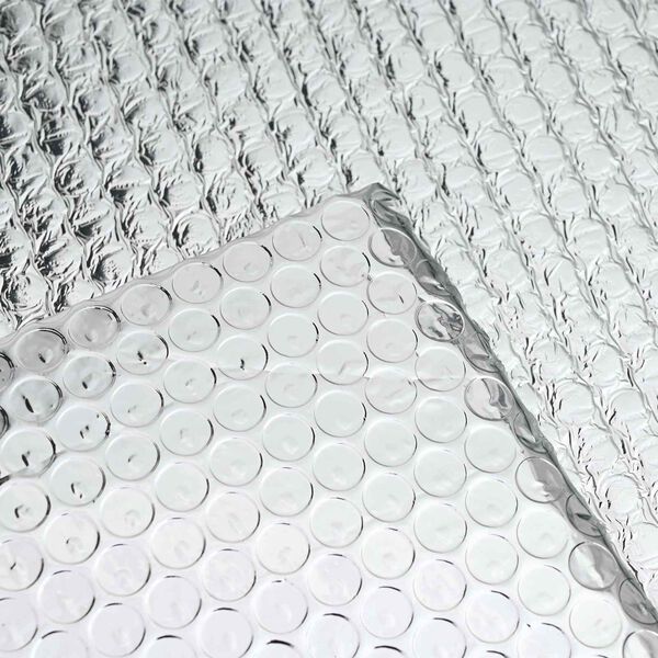 vidaXL Riflettore di calore per termosifoni Argento 1 x 50 m Alluminio