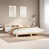 vidaXL Letto senza Materasso 200x200 cm in Legno Massello di Pino