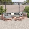vidaXL Set Divani Giardino 7 pz Cuscini Legno Massello Abete Douglas