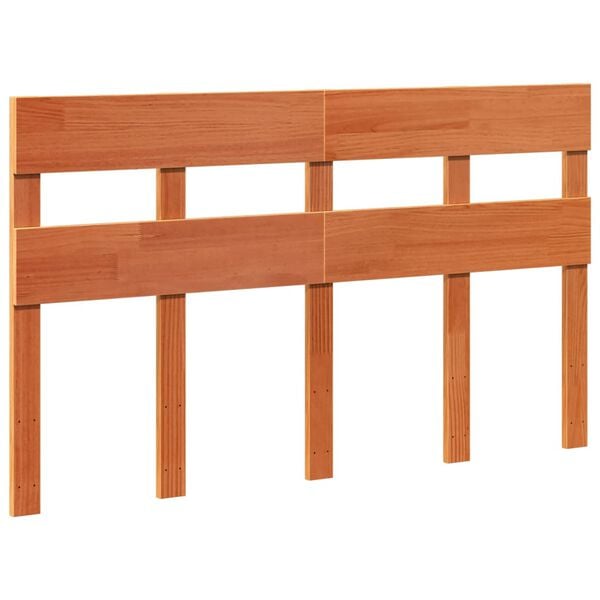 vidaXL Letto senza Materasso Marrone Cera 150x200 cm in Legno di Pino