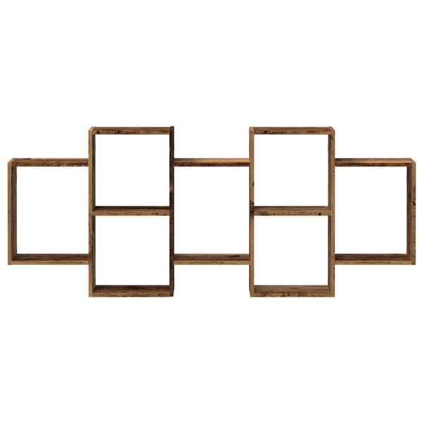 vidaXL Scaffale a Parete Legno Vecchio 159x18x65 cm in Truciolato