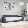 vidaXL Letto da Giorno Grigio Scuro 80x200 cm in Velluto