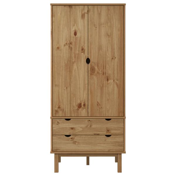 vidaXL Armadio OTTA 76,5x53x172 cm in Legno Massello di Pino