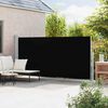vidaXL Tenda Laterale Retrattile per Patio 180x500 cm Nera