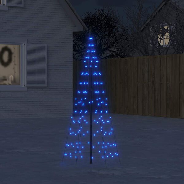 vidaXL Albero di Natale a LED 200 LED Blu 180 cm