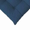 vidaXL Cuscini per Seduta 2 pcs Blu 40 x 40 x 6 cm Tessuto