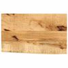 vidaXL Piano Tavolo 50x40x3,8 cm Bordi Vivi Legno di Mango Grezzo